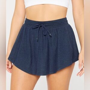 Fabletics Cloud Navy Flounce Skirt